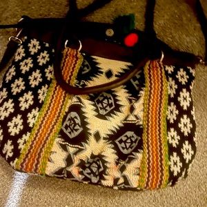 Noonday Handbag - Multicolored tribal bag
